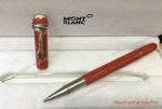 Replica Montblanc Heritage Snake Pen Rouge et Noir Rollerball Pen Red & Sliver Clip